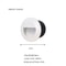 SANDIY Embedded Motion Sensor Stair Light Wall Sconce Indoor And Outdoor Step Lighting White Round 15