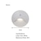 SANDIY Embedded Motion Sensor Stair Light Wall Sconce Indoor And Outdoor Step Lighting White Round 17