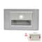 SANDIY American LED Step Light Wall Lamp With PIR Motion Sensor Recessed Night Lighting For Stairs 11