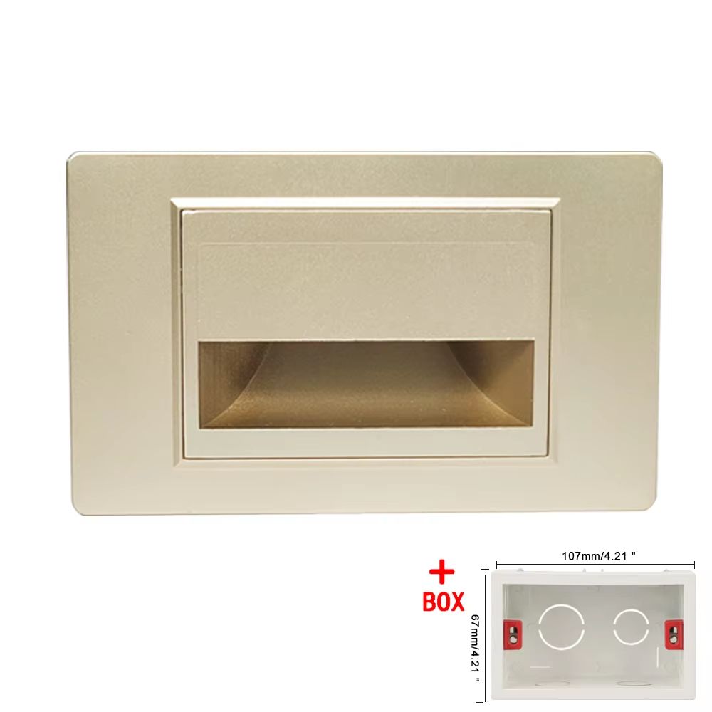 SANDIY American LED Step Light Wall Lamp With PIR Motion Sensor Recessed Night Lighting For Stairs 20