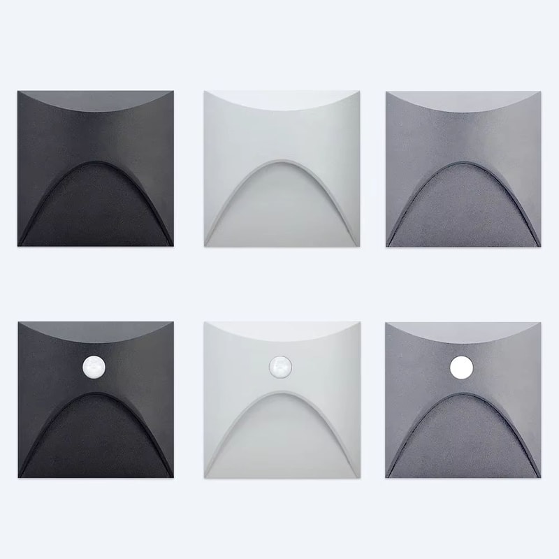 SANDIY Outdoor Stair Light Motion Sensor Wall Lamp Waterproof Exterior Sconce For Garden Yard Balc 1