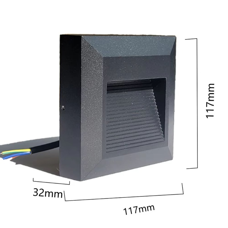 Outdoor LED Surface Mounted Light Waterproof Universal Wall Lamp For Garage Basement Passage Ramp E 9