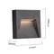 Outdoor LED Surface Mounted Light Waterproof Universal Wall Lamp For Garage Basement Passage Ramp E 10