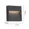 Outdoor LED Surface Mounted Light Waterproof Universal Wall Lamp For Garage Basement Passage Ramp E 11