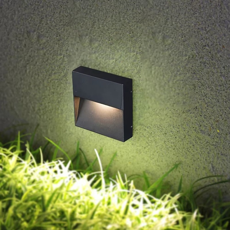 Outdoor LED Surface Mounted Light Waterproof Universal Wall Lamp For Garage Basement Passage Ramp E 5