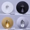 SANDIY Wall Sconce Lamps Embedded With Mounting Box Round Nightlight For Stair Step Corridor Balco 0
