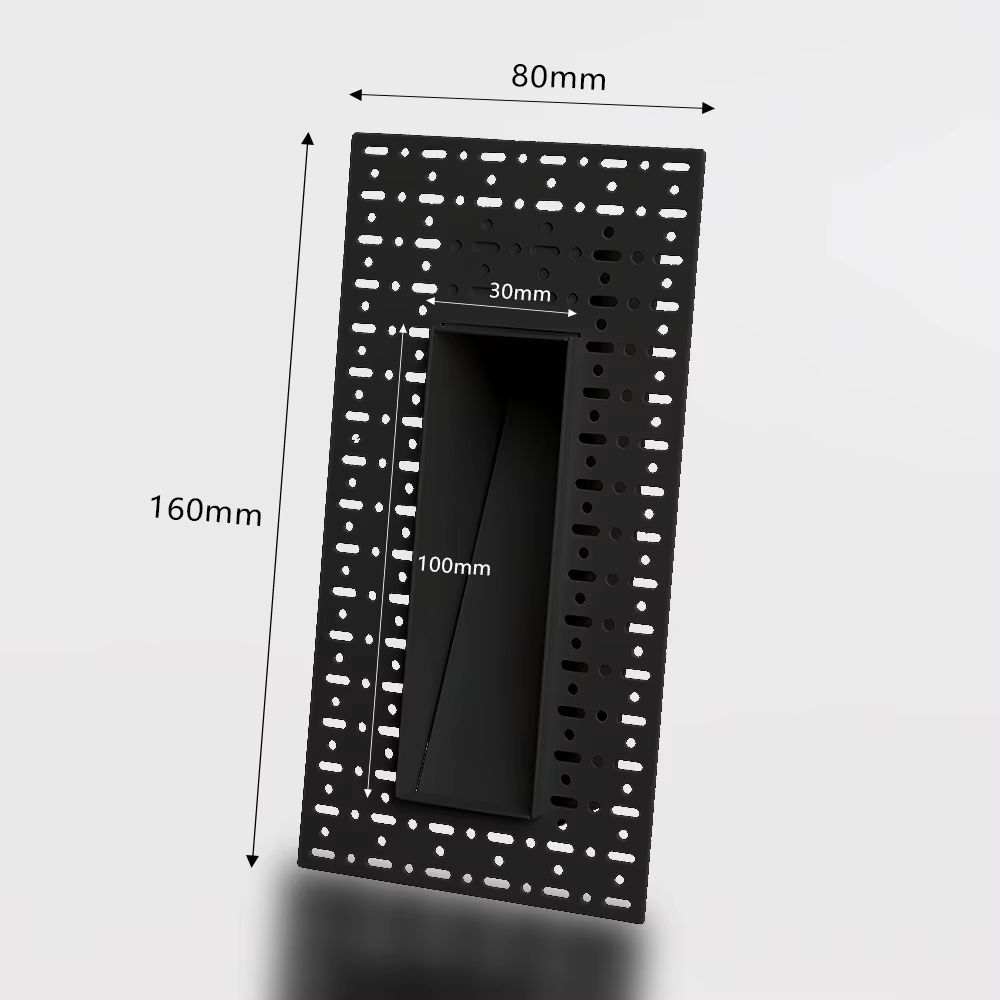 SANDIY Motion Sensor Wall Sconce Lamp Recessed Step Lights Frameless Stair Lighting For Home Decor 13