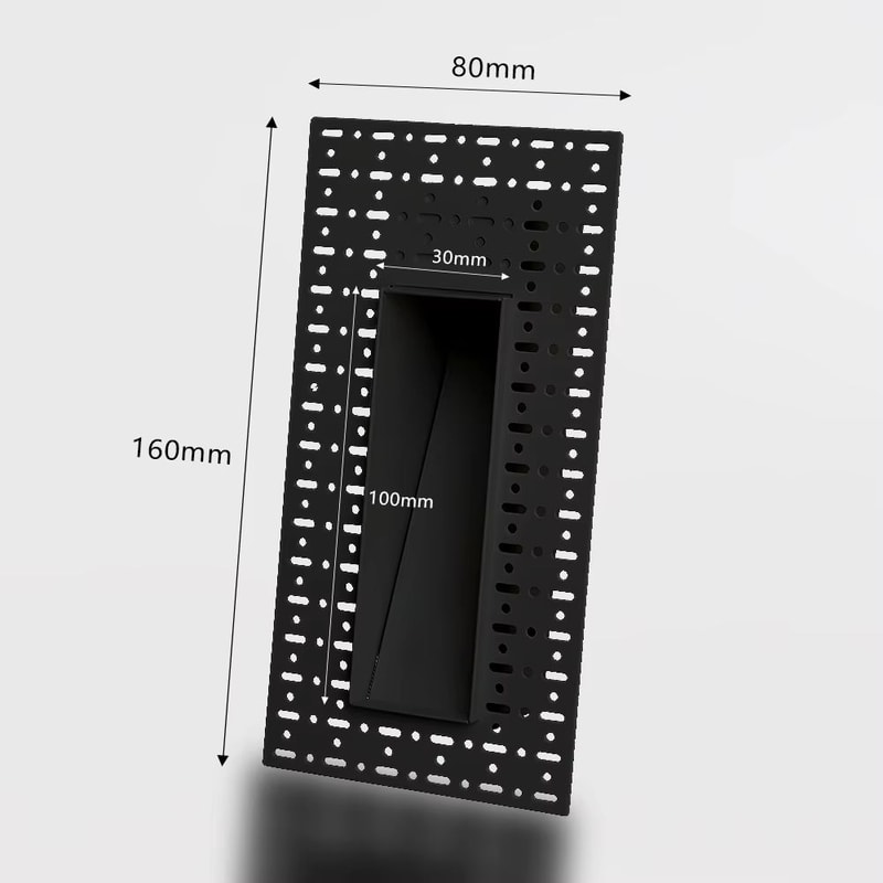 SANDIY Motion Sensor Wall Sconce Lamp Recessed Step Lights Frameless Stair Lighting For Home Decor 13