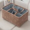 Large Bohemian Storage Basket MultiCompartment Organizer For Baby Clothes Toys And Home Decor 6