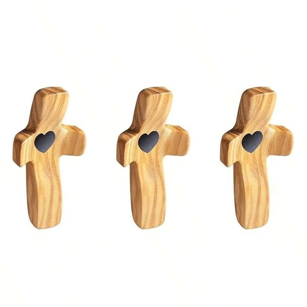 Wooden Cross Decorations MultiFunctional Spiritual Symbol And Anxiety Relief Fidget 110 Pieces 10