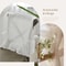 Elegant White Cotton Chair Back Cover Embroidered Lace Flounced Household And Wedding Decoration 1