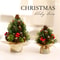 Mini Small Christmas Tree Tabletop Ornament Festive Desk Decoration For Holiday Decor 3