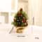 Mini Small Christmas Tree Tabletop Ornament Festive Desk Decoration For Holiday Decor 7