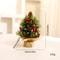 Mini Small Christmas Tree Tabletop Ornament Festive Desk Decoration For Holiday Decor 7