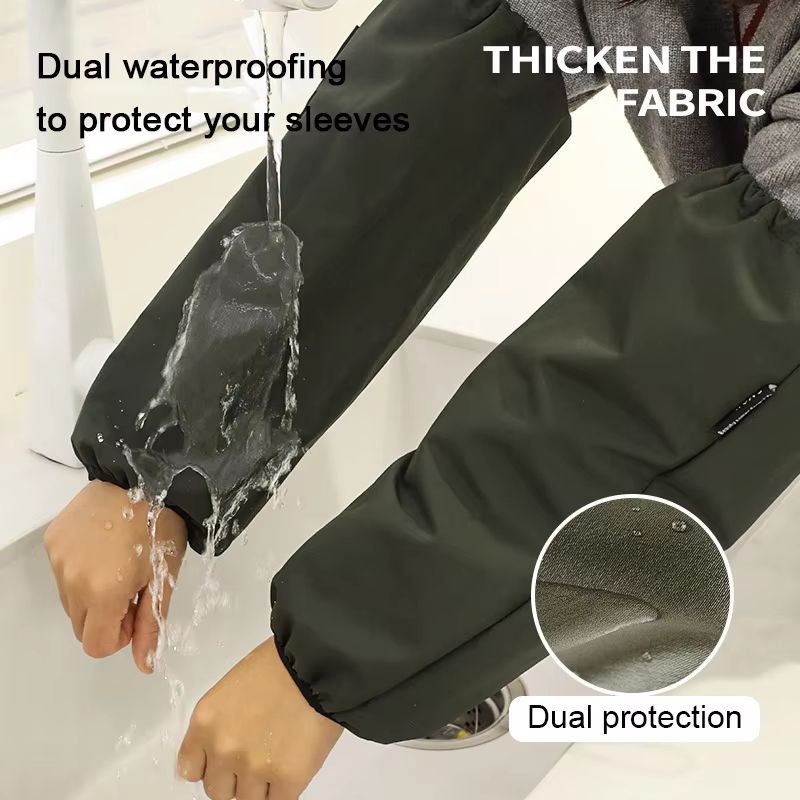Winter Adult Waterproof Oilproof Oversleeve Arm Protectors AntiDirty Sleeves For Housework Kitchen 1