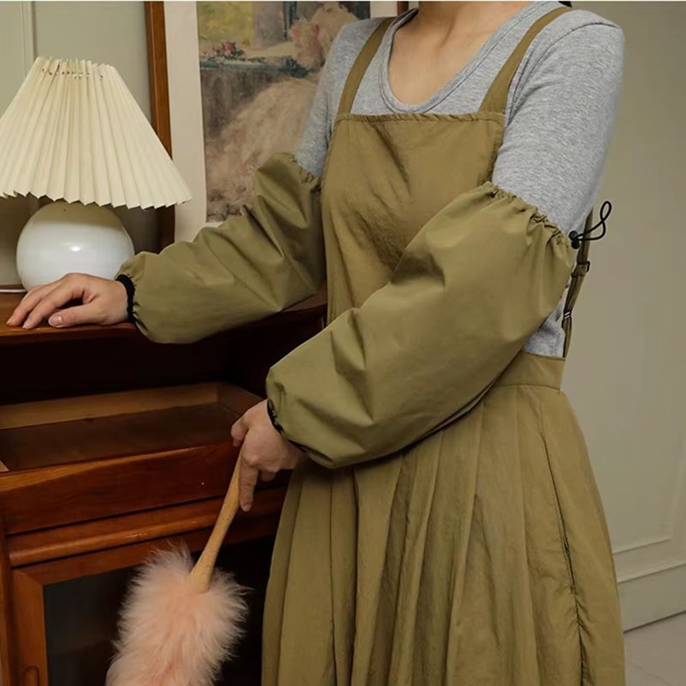 Winter Adult Waterproof Oilproof Oversleeve Arm Protectors AntiDirty Sleeves For Housework Kitchen 2