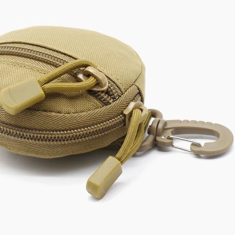 Tactical EDC Pouch Key Wallet Holder Compact Zippered Keychain Pouch For Men Coins Outdoor Camping 2