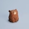 Cute Mini Wooden Bear Figurine HandCarved Solid Wood Polar Bear Ornament For Table Decor And Kids 7