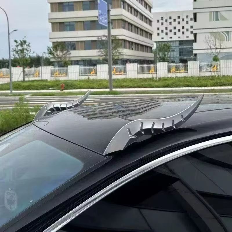 Car Dragon Horn Roof Decoration 3D Universal Vehicle Exterior Sticker Ornament 1 Pair 1