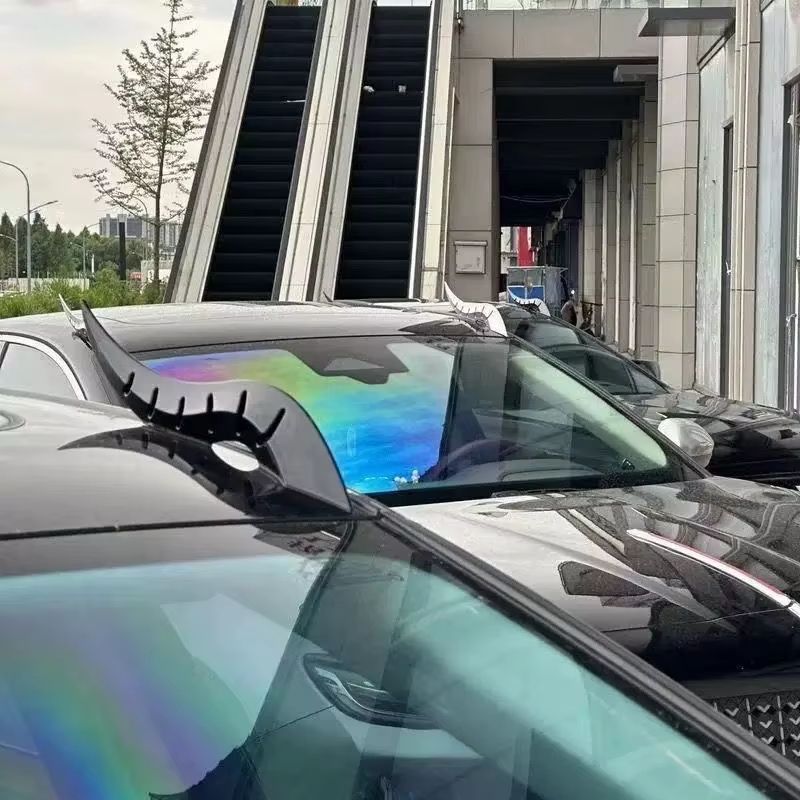 Car Dragon Horn Roof Decoration 3D Universal Vehicle Exterior Sticker Ornament 1 Pair 2