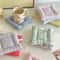 Korean Style HandMade Cotton Coaster Set Checked Pattern Insulation Pad Table Mat For Home And Kit 1