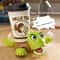 Funny Frightened Turtle Drink Coasters Creative Table Ornament 0