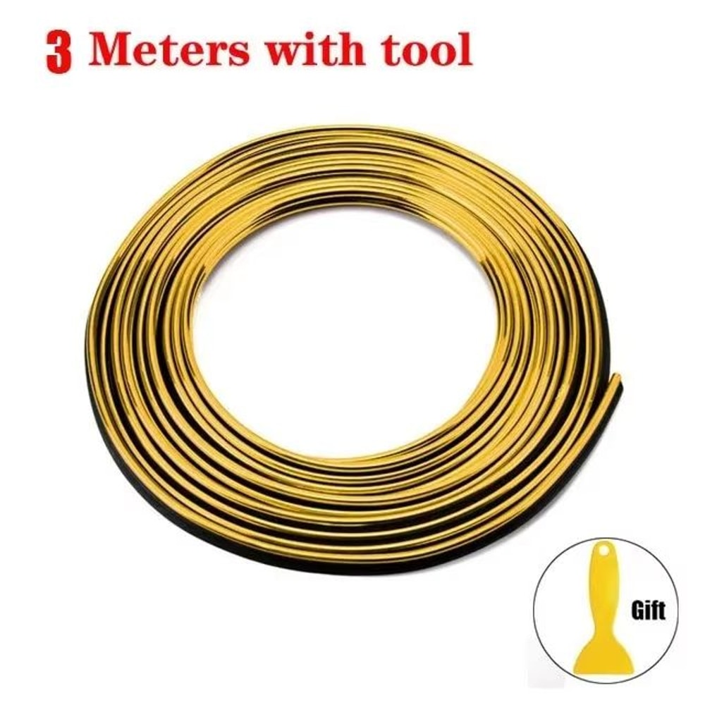 Flexible Car Molding Decoration Strips Auto Interior Trim Dashboard Door Edge 9