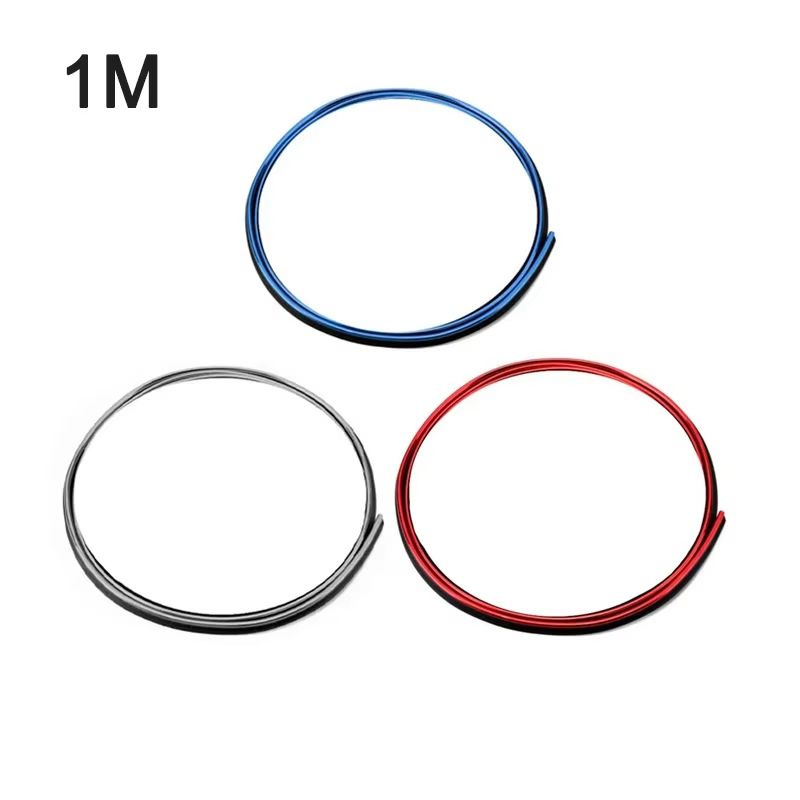 Flexible Car Molding Decoration Strips Auto Interior Trim Dashboard Door Edge 6