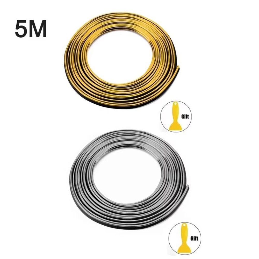 Flexible Car Molding Decoration Strips Auto Interior Trim Dashboard Door Edge 26