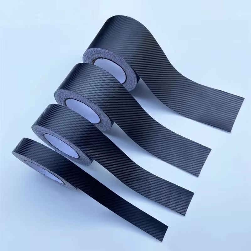 Carbon Fiber Car Protective Strips AntiScratch Waterproof Film 0