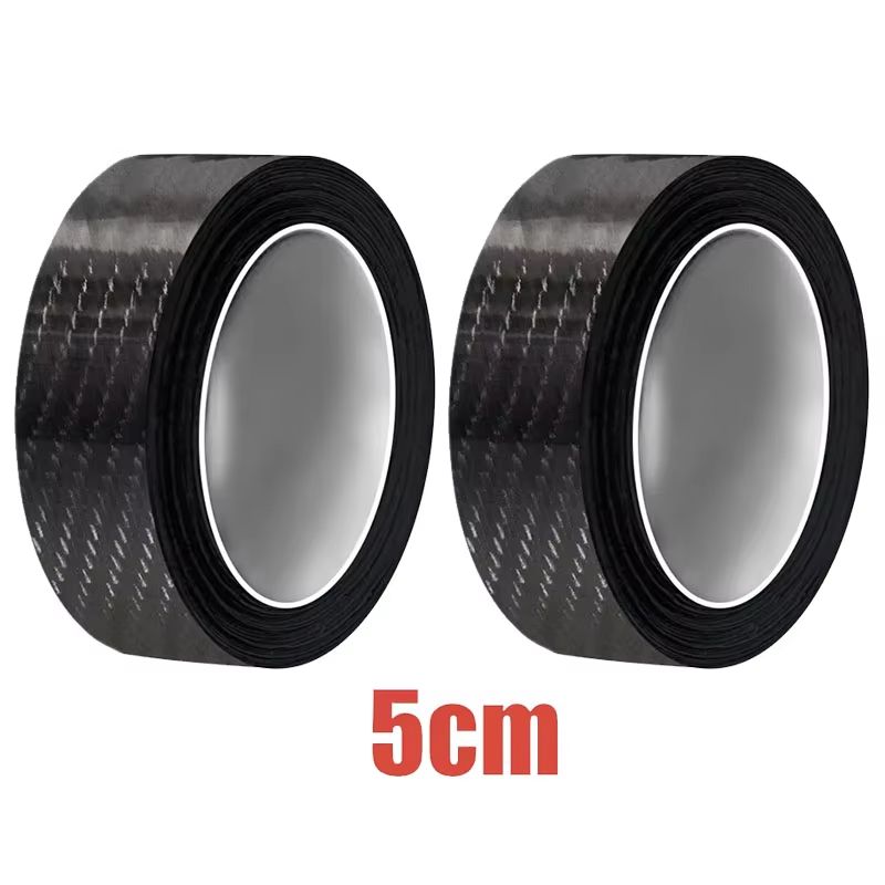 Carbon Fiber Car Protective Strips AntiScratch Waterproof Film 12