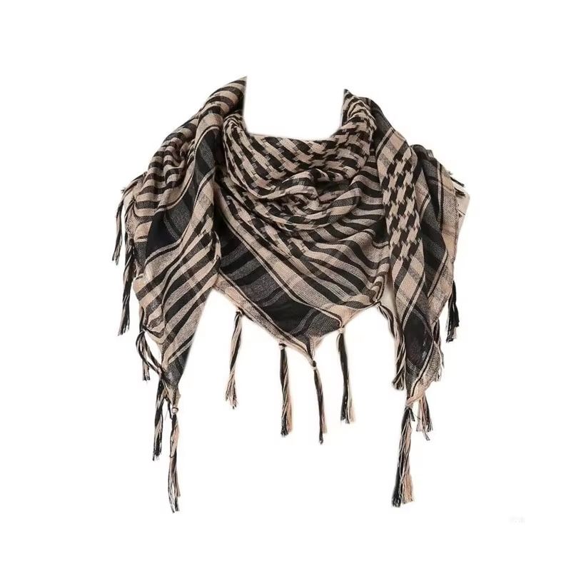 Keffiyeh Tactical Desert Scarf Shemagh Wrap For Men Women 9