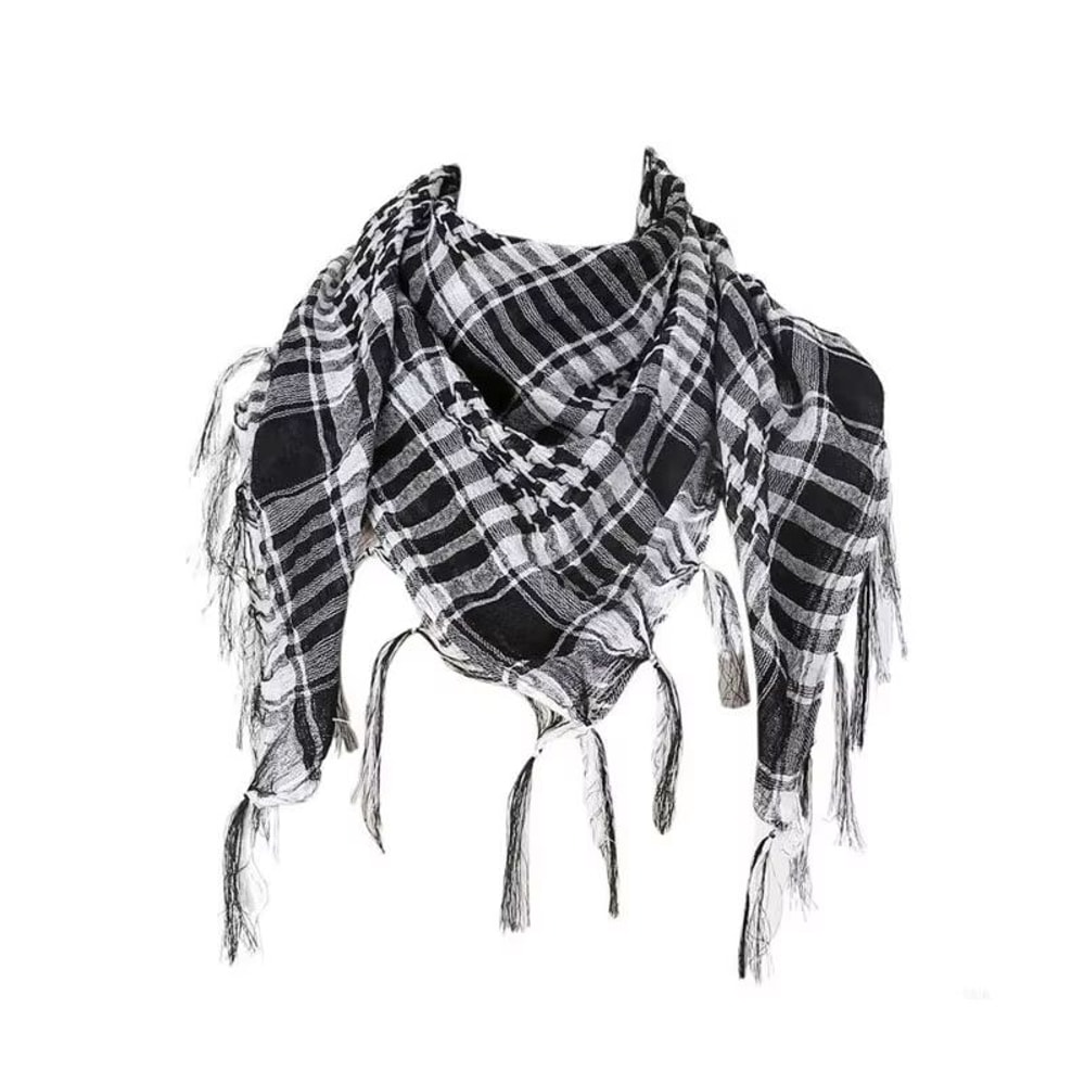 Keffiyeh Tactical Desert Scarf Shemagh Wrap For Men Women 10