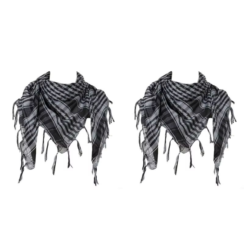 Keffiyeh Tactical Desert Scarf Shemagh Wrap For Men Women 13
