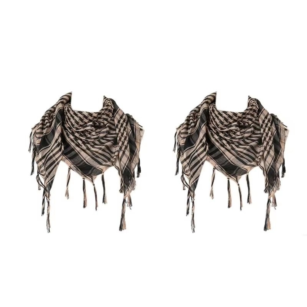 Keffiyeh Tactical Desert Scarf Shemagh Wrap For Men Women 17