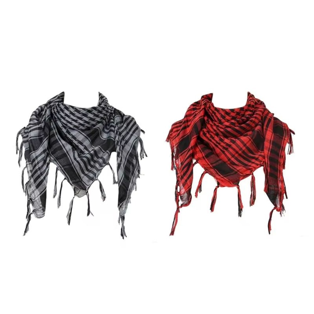 Keffiyeh Tactical Desert Scarf Shemagh Wrap For Men Women 21