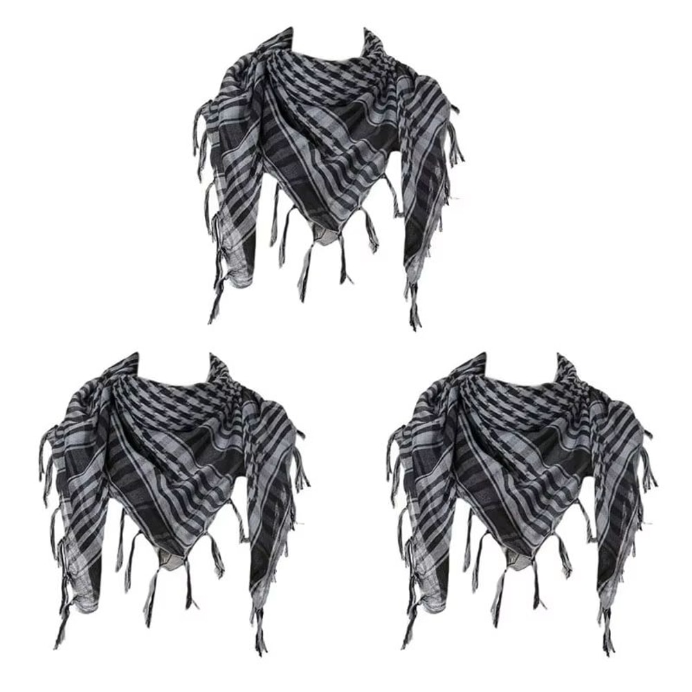 Keffiyeh Tactical Desert Scarf Shemagh Wrap For Men Women 24