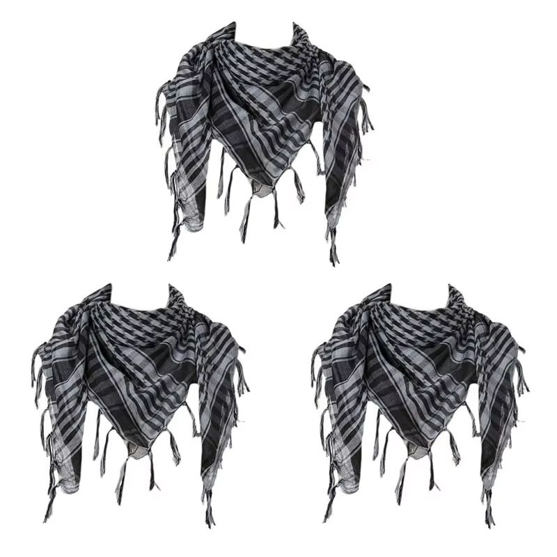 Keffiyeh Tactical Desert Scarf Shemagh Wrap For Men Women 24