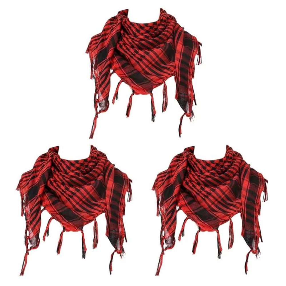 Keffiyeh Tactical Desert Scarf Shemagh Wrap For Men Women 25