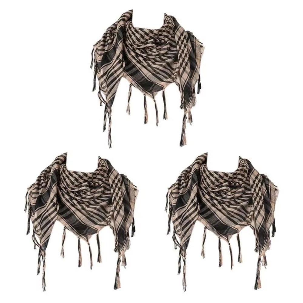Keffiyeh Tactical Desert Scarf Shemagh Wrap For Men Women 28