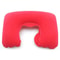 Inflatable Travel Neck Pillow With Soft Plush Cover For Car Flight And Office 15