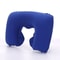 Inflatable Travel Neck Pillow With Soft Plush Cover For Car Flight And Office 16