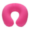Inflatable Travel Neck Pillow With Soft Plush Cover For Car Flight And Office 5