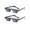 Mosaic Trick Sunglasses Deal With It Pixel Black Cool Joke Glasses 12