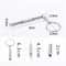 Portable Precision Glasses Screwdriver Keychain Eyeglass And Watch Repair Kit 110pcs 4