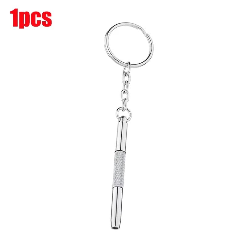 Portable Precision Glasses Screwdriver Keychain Eyeglass And Watch Repair Kit 110pcs 6