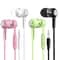 Universal 35mm Wired Sport Earbuds With Mic And Volume Control 0