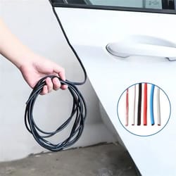 car door edge rubber scratch protector strips - adhesive auto moulding protection