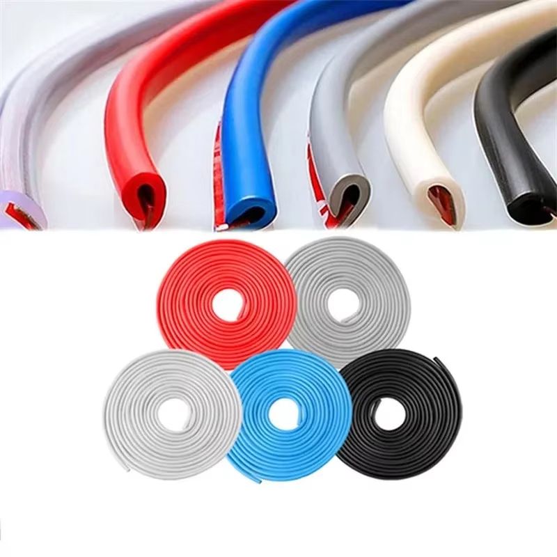 Car Door Edge Rubber Scratch Protector Strips Adhesive Auto Moulding Protection 1