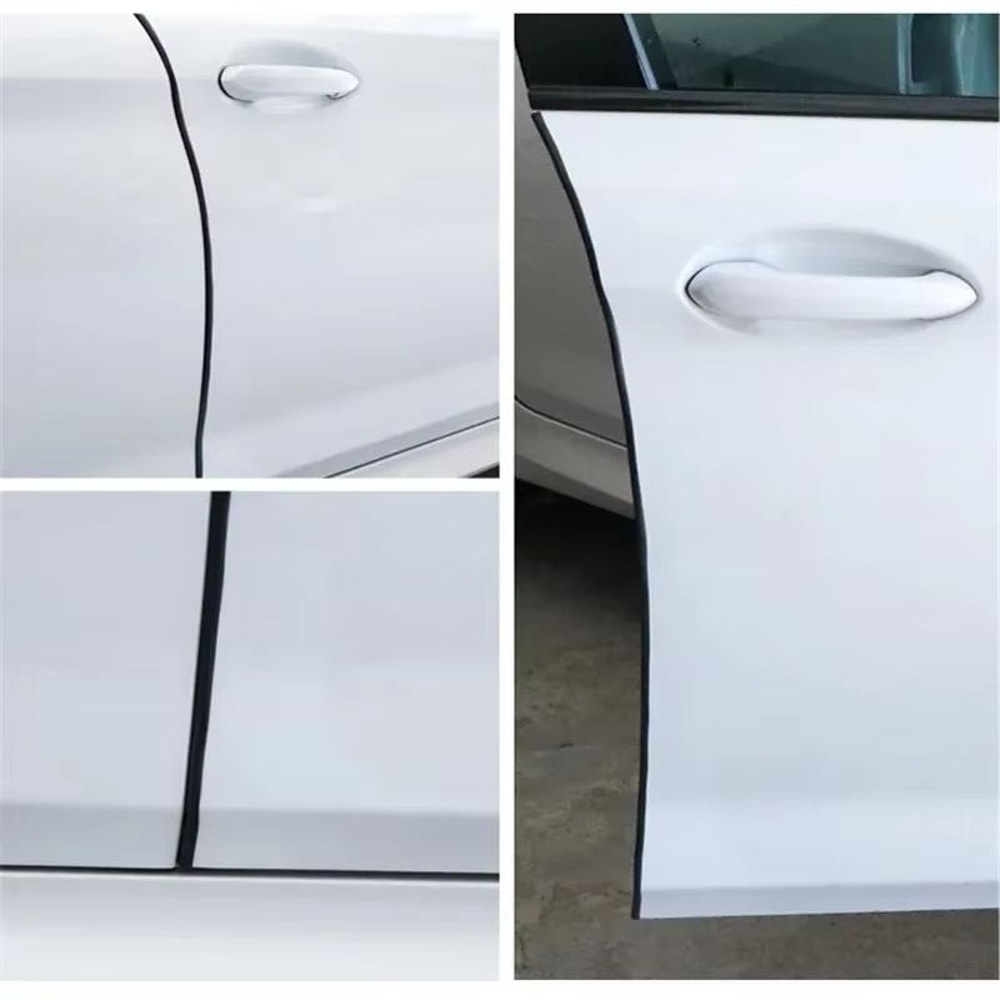 Car Door Edge Rubber Scratch Protector Strips Adhesive Auto Moulding Protection 3